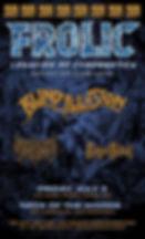 Frolic, Blind Illusion, Broken Glass Sanctuary, Plague Ritual