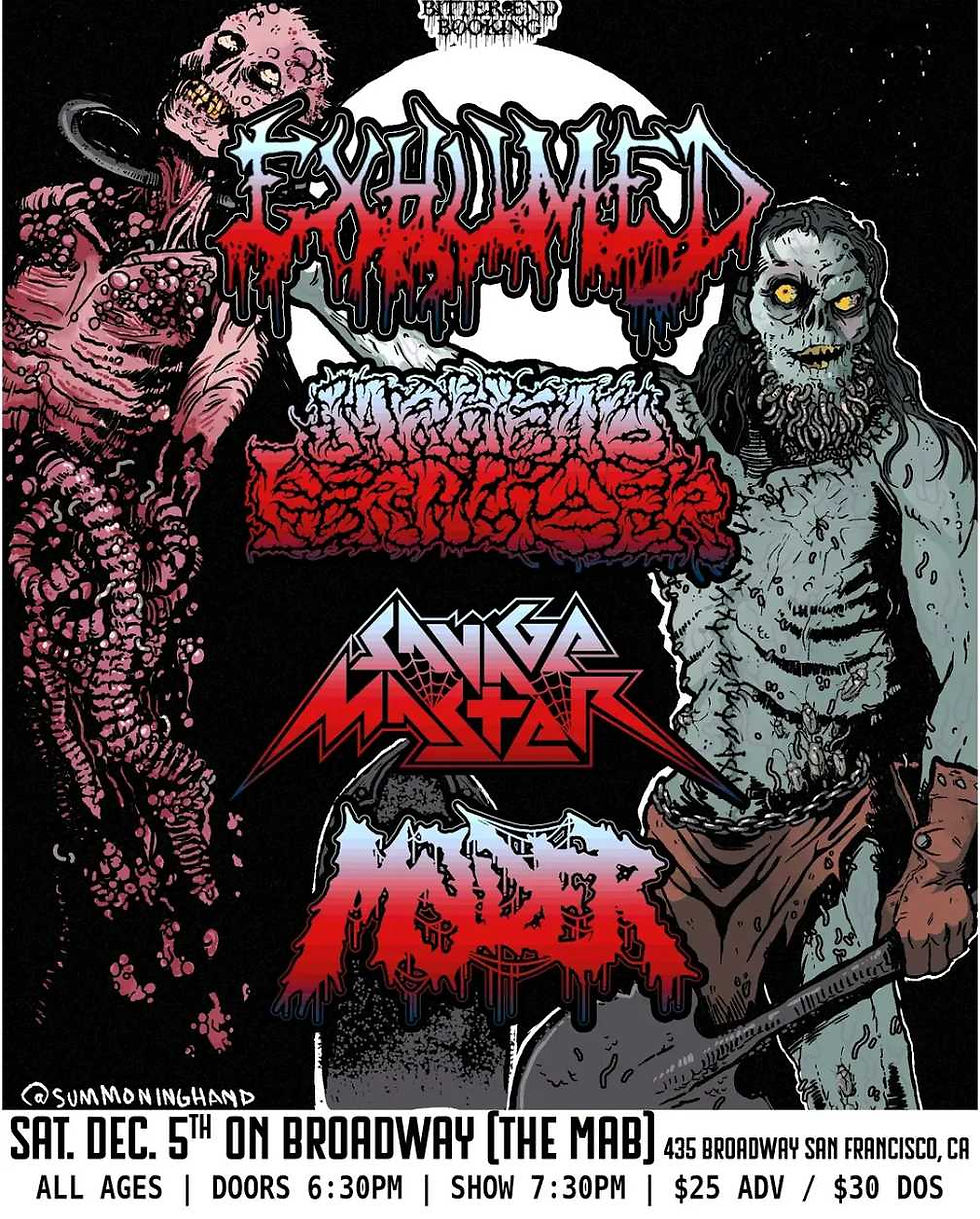 Exhumed, Jarhead Fertilizer, Savage Master, Mulder