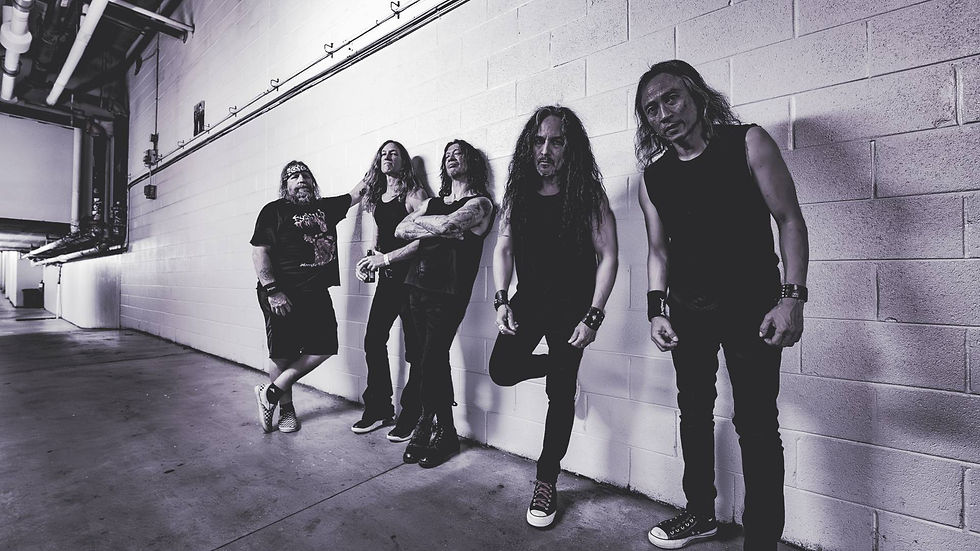 Death Angel, Backstage in Atlanta, GA Photo by @cbvideomarketing