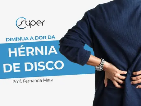 Stiper para aliviar dores intensas de hérnia de disco