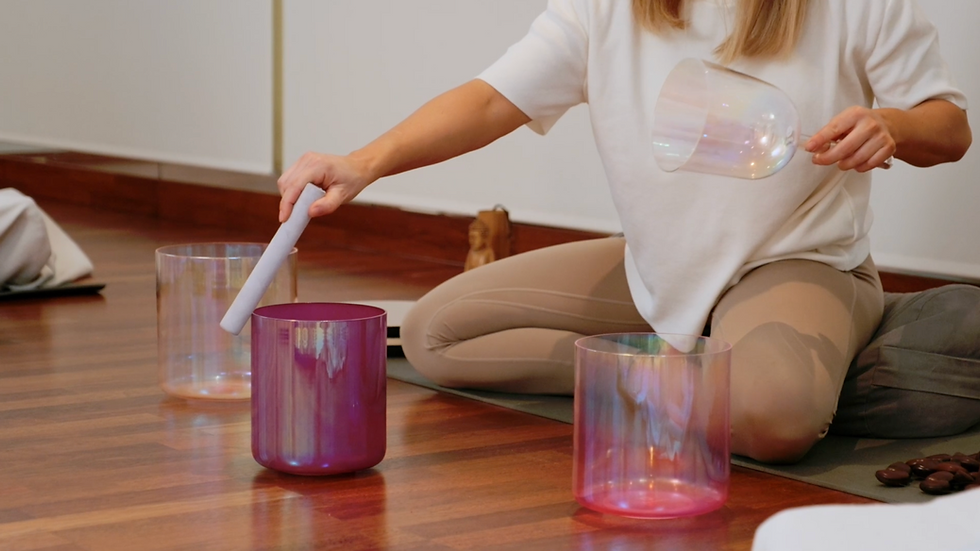 Yin Yoga in Verbindung mit Sound Meditation