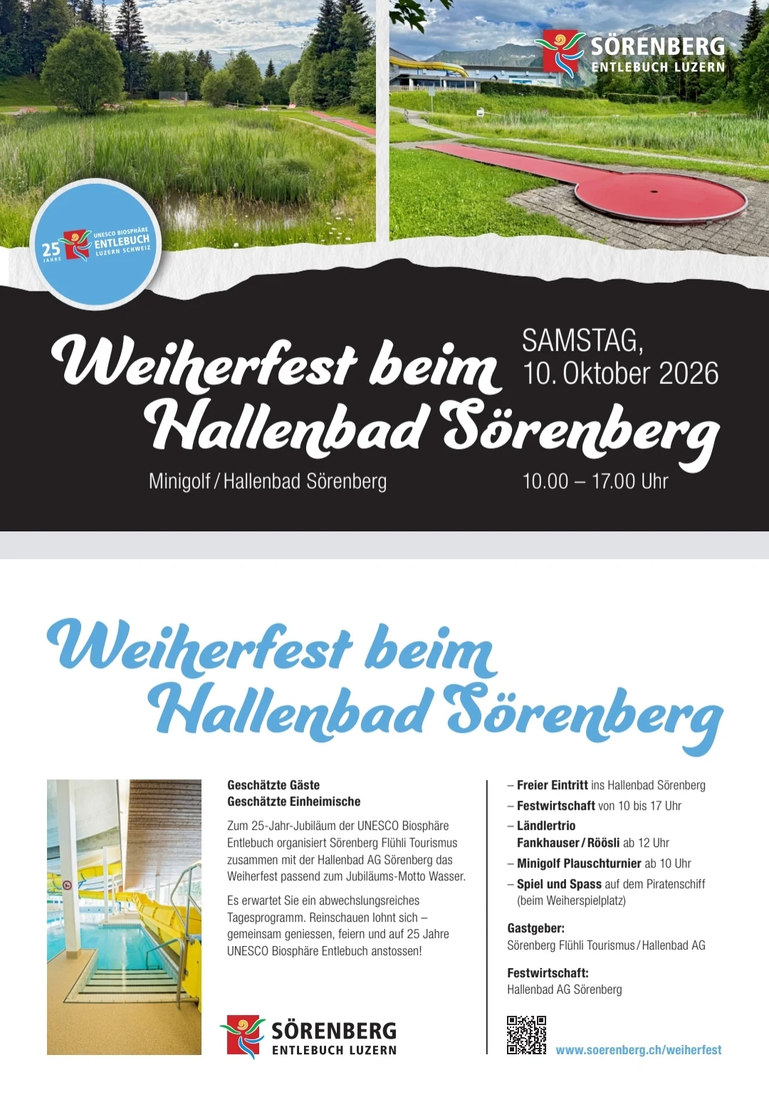 Bild zu Weiherfest beim Hallenbad Sörenberg