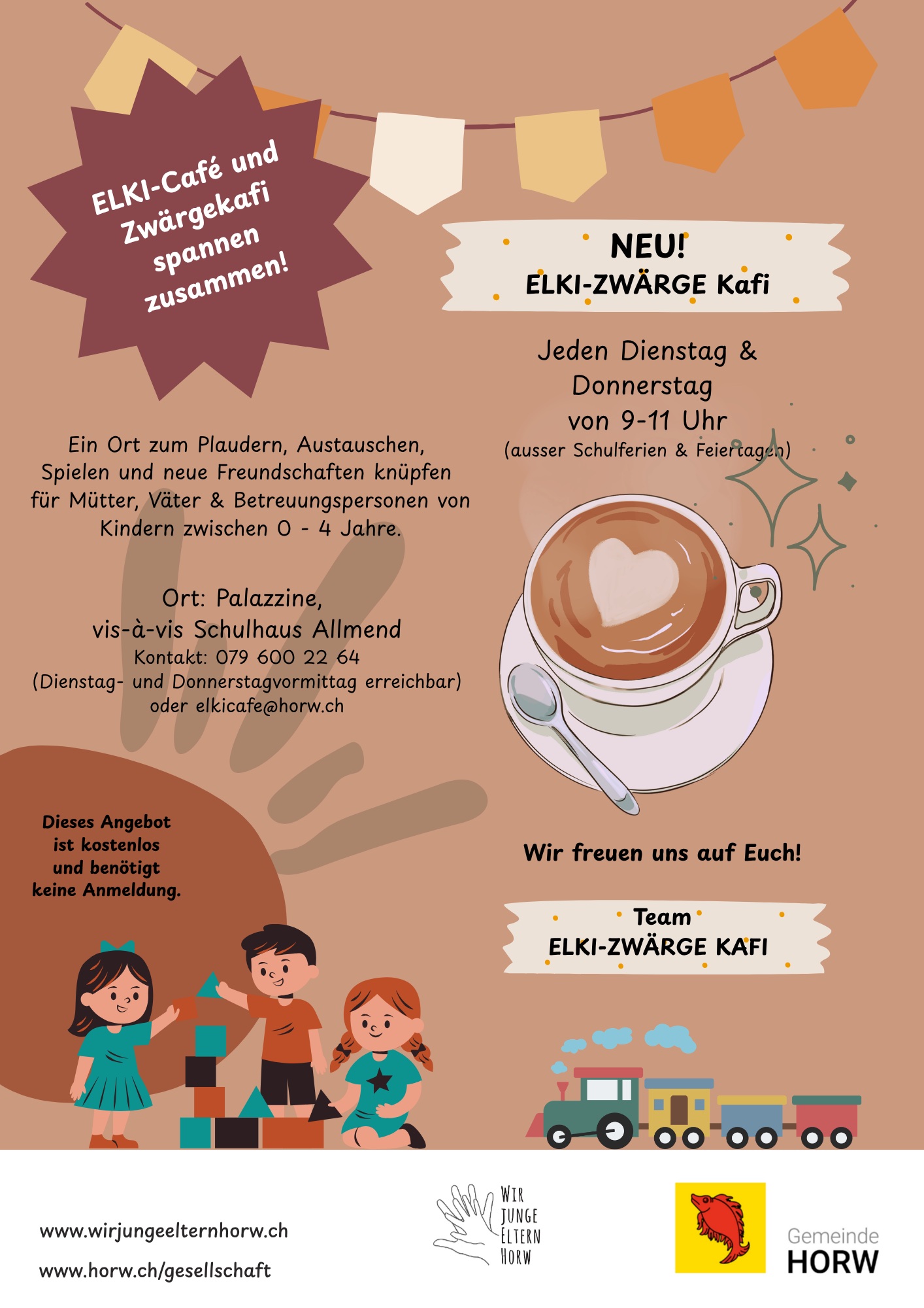Flyer zu ELKI-ZWÄRGE-Kafi