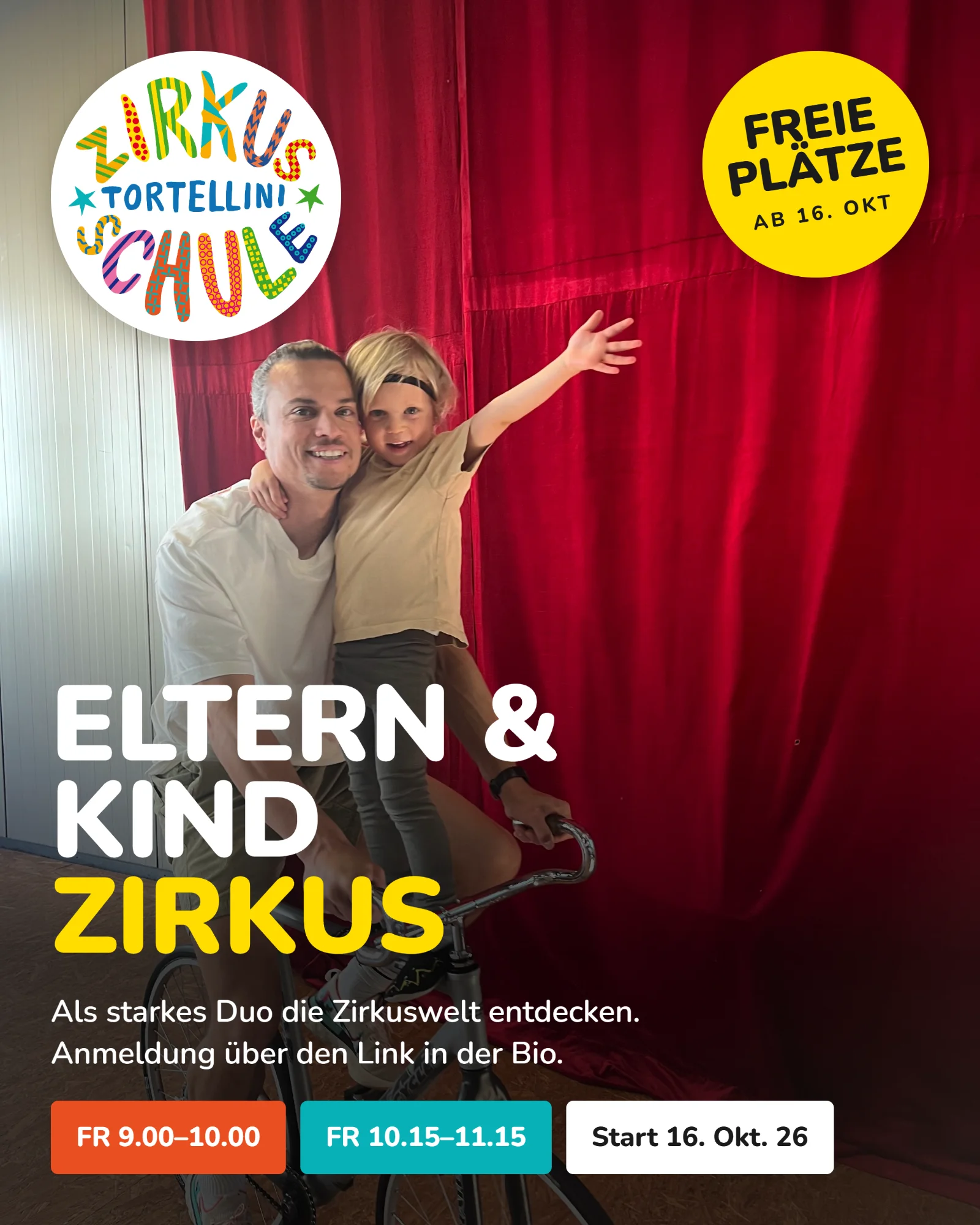 Bild zu Eltern & Kind Zirkuskurse