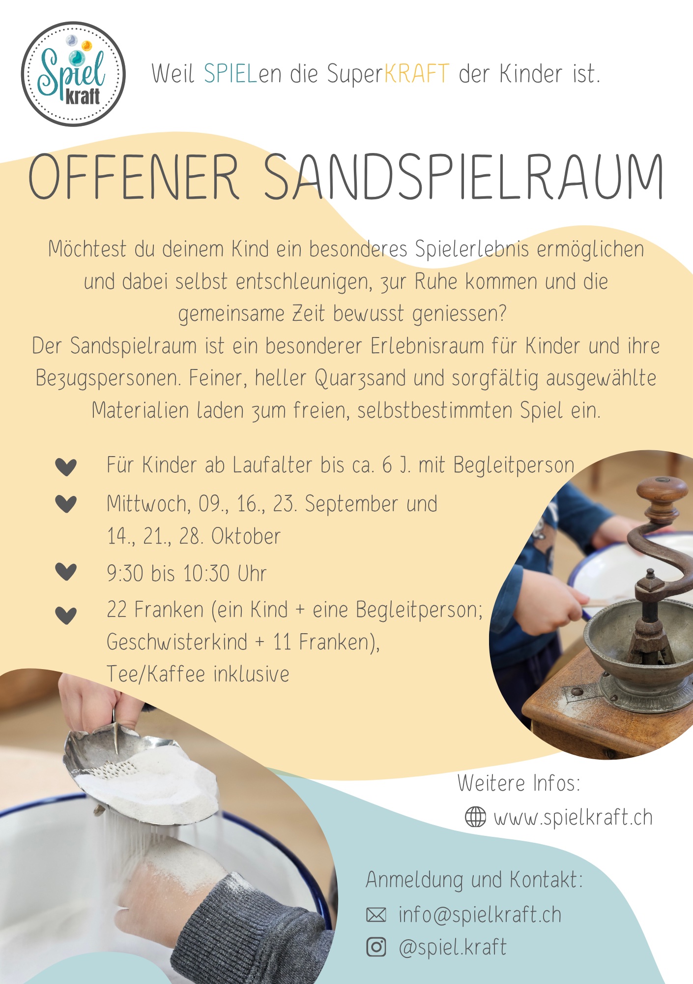 Flyer zu Offener Sandspielraum