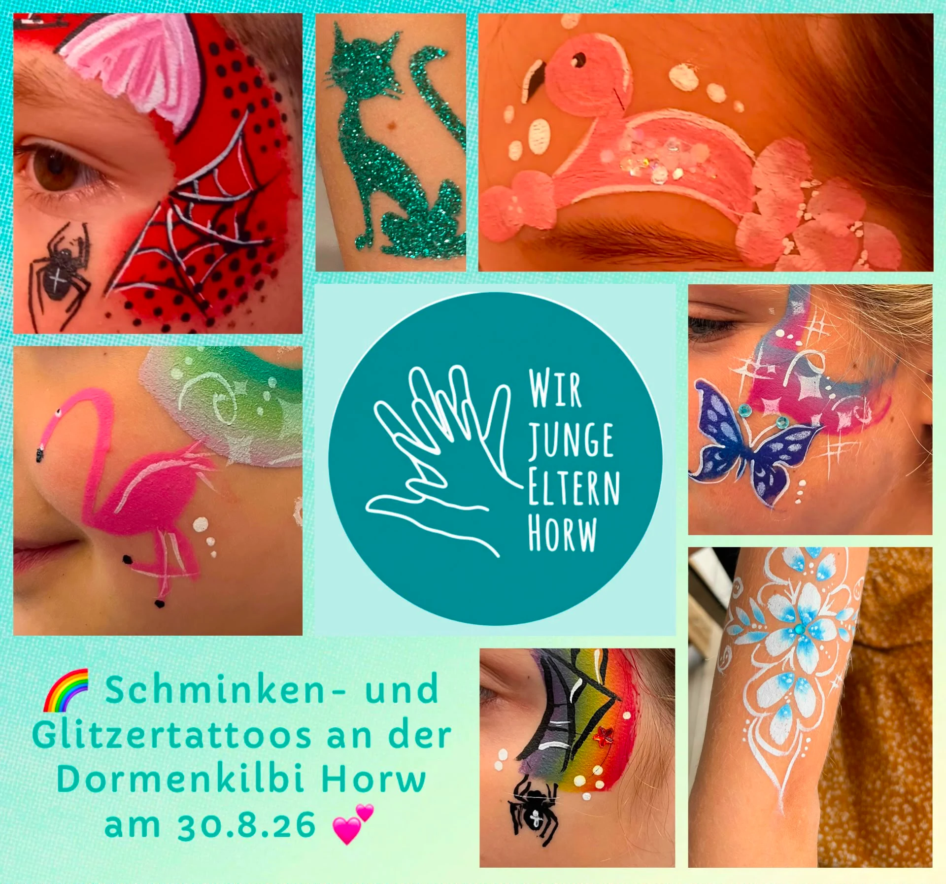 Bild zu Schminken und Glitzertattoos an der Dormenkilbi Horw