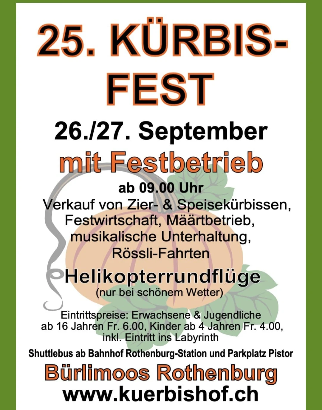 Bild zu 25. Kürbisfest
