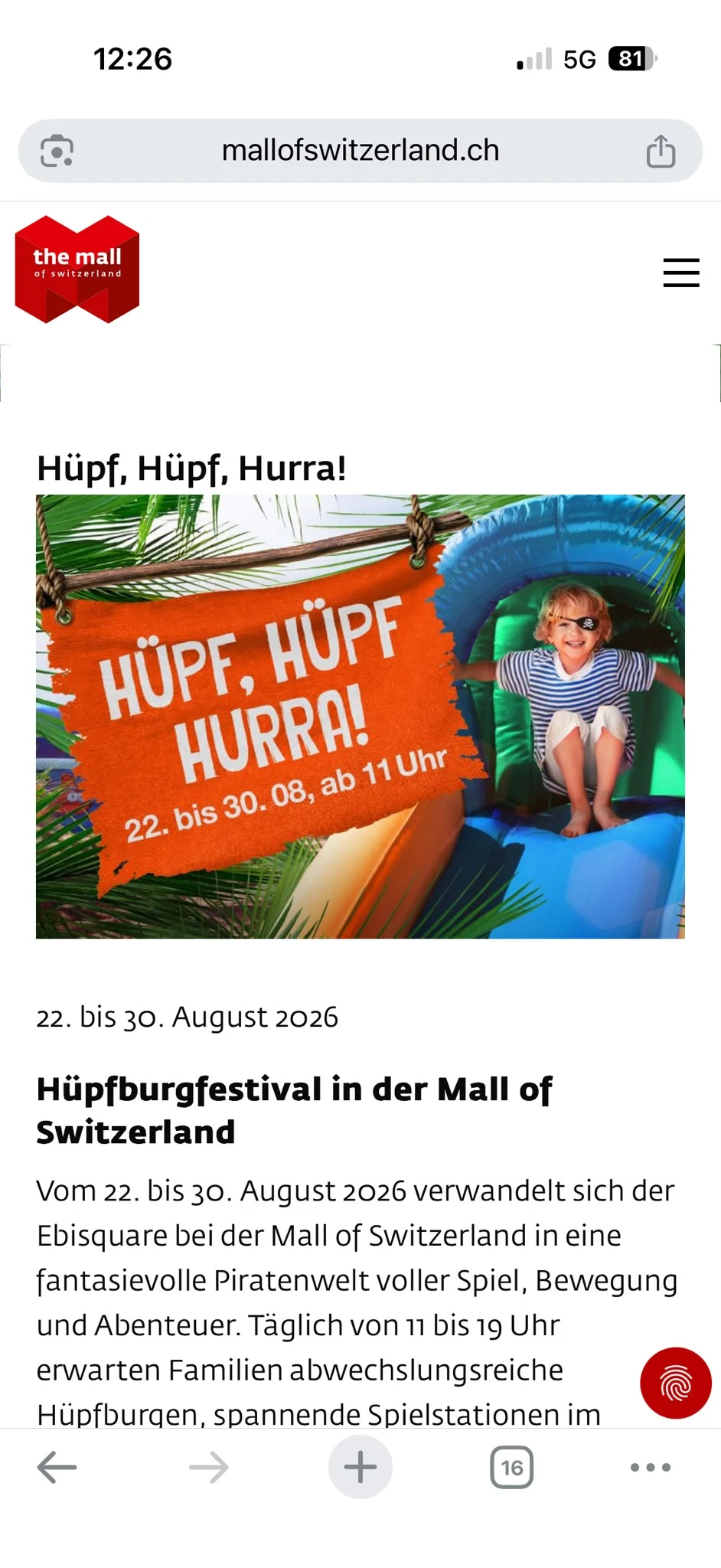 Flyer zu Hüpfburgfestival