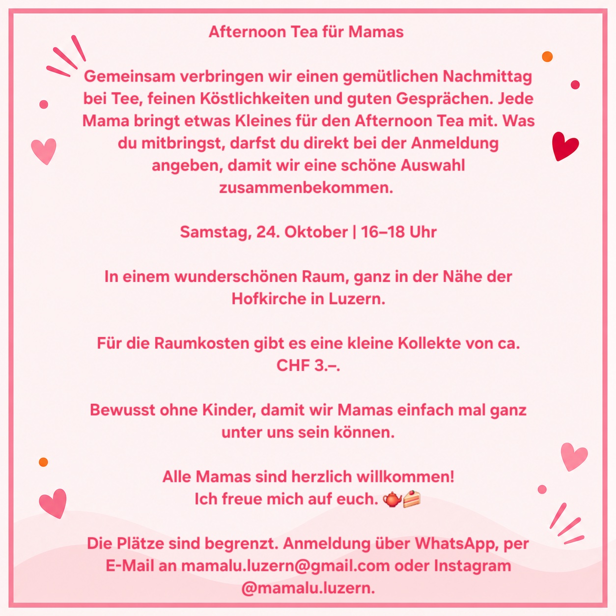 Flyer zu MAMAS TEA TIME