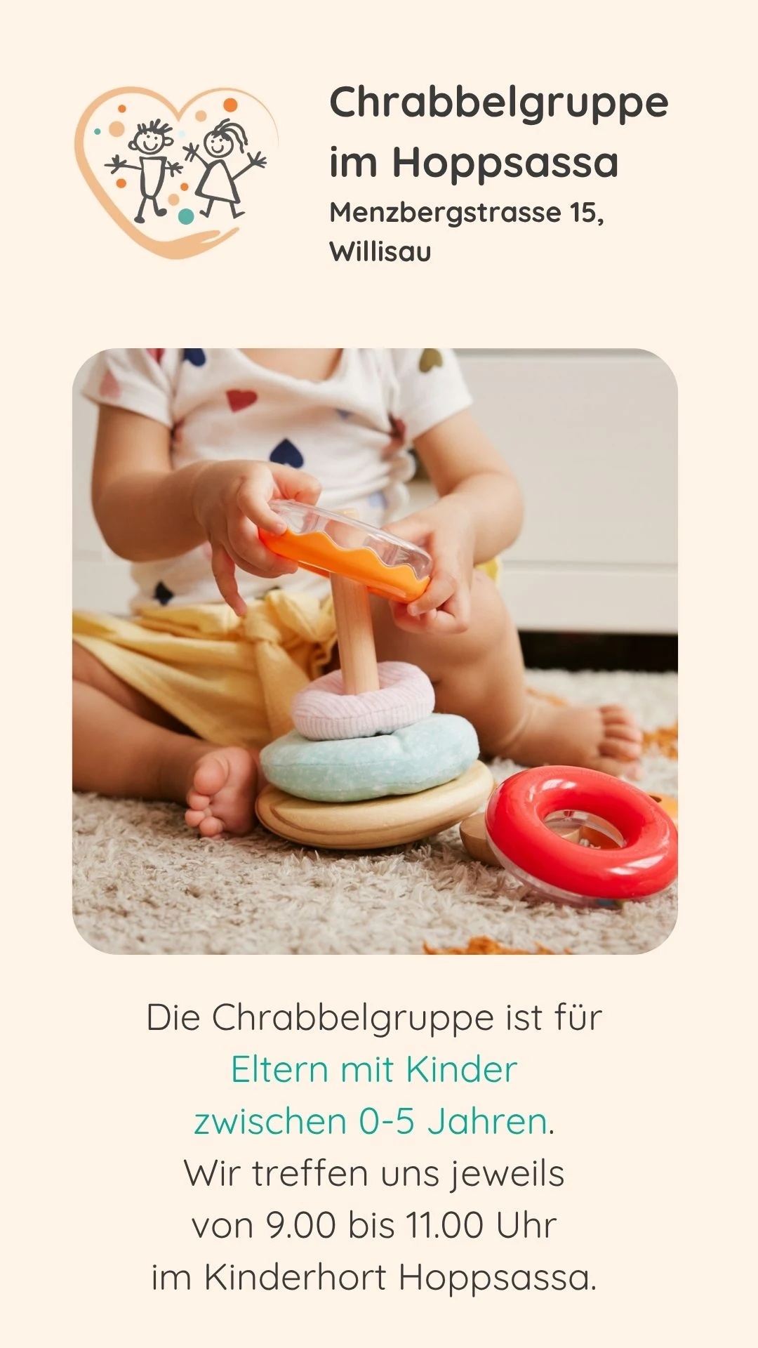 Bild zu Chrabbelgruppe im Hoppsassa