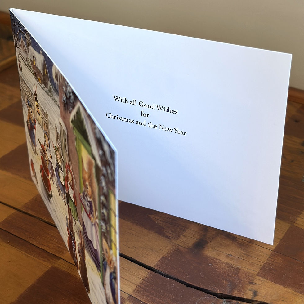 Thumbnail: Bunny Carolers Christmas Cards (Set of 5)