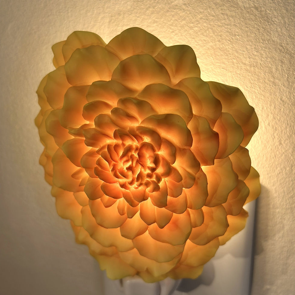 Thumbnail: Golden Flower Nature Night Light