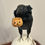 Thumbnail: Crow With Treat Bucket On Skull Box Decoration - Bethany Lowe