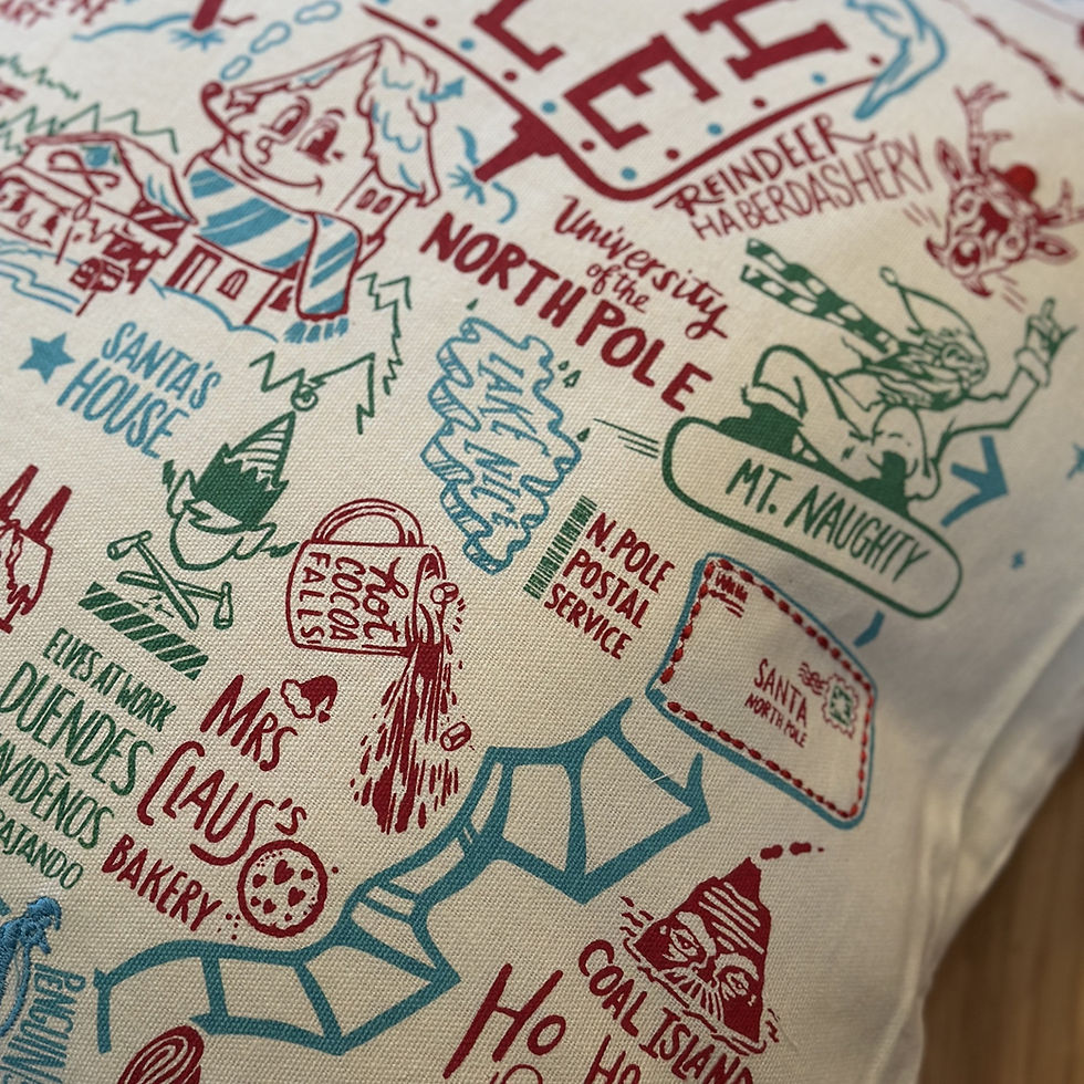 Thumbnail: North Pole 20" Christmas Throw Pillow