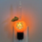 Jack-O-Lantern Bubble Glitter Halloween Night Light