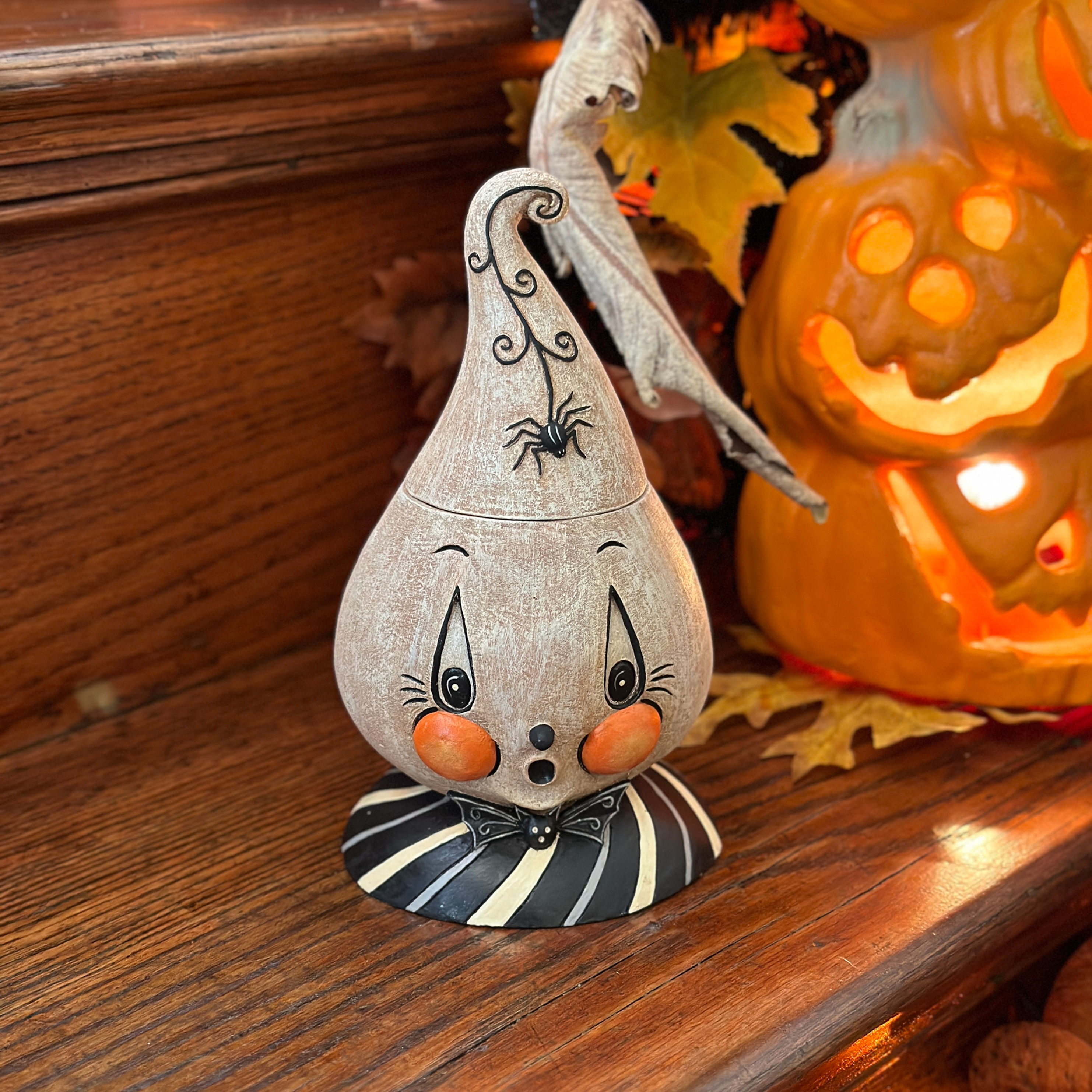 Spooked Ghost Jar by Johanna Parker