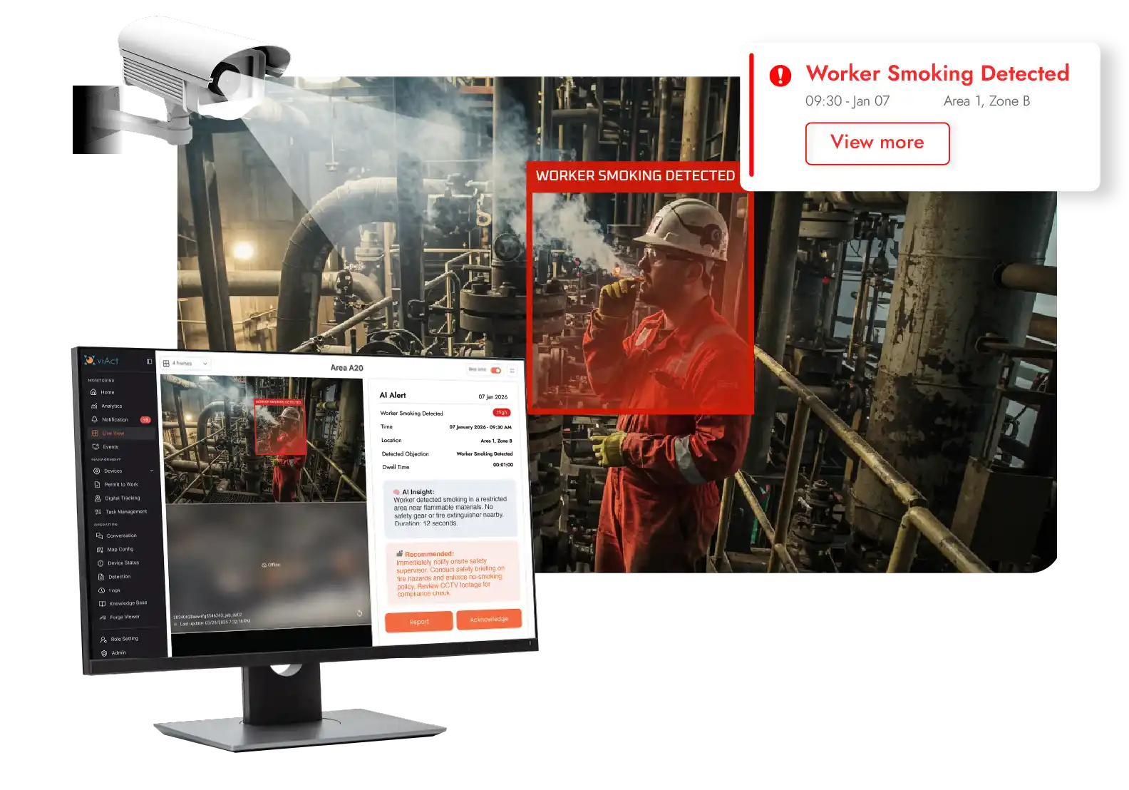 Worker Smoking Detection