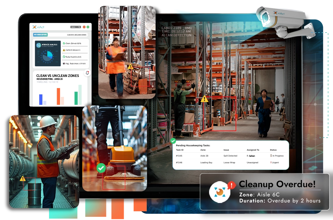 viAct Housekeeping Assessment Software