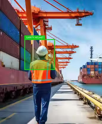 Hong Kong’s Kwai Chung Container Port using viAct AI Safety