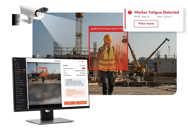 AI-powered Worker Fatigue Detection for manufacturing, construction, oil & gas and other industries