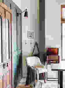 apartment therapy, behr midnight in NY, the simple farmhouse, simple farmhouse, the town church delaware, office makeover, industrial design