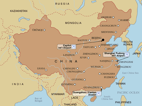 Map of China