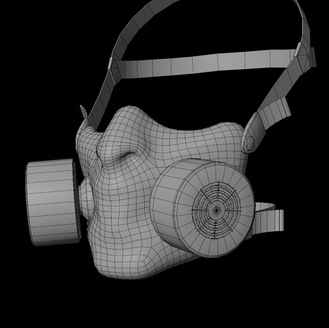 Wireframe render of 3D 
model.