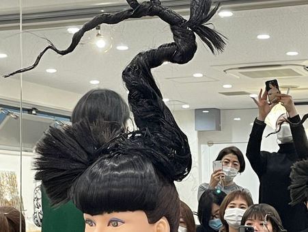 盆栽ヘア