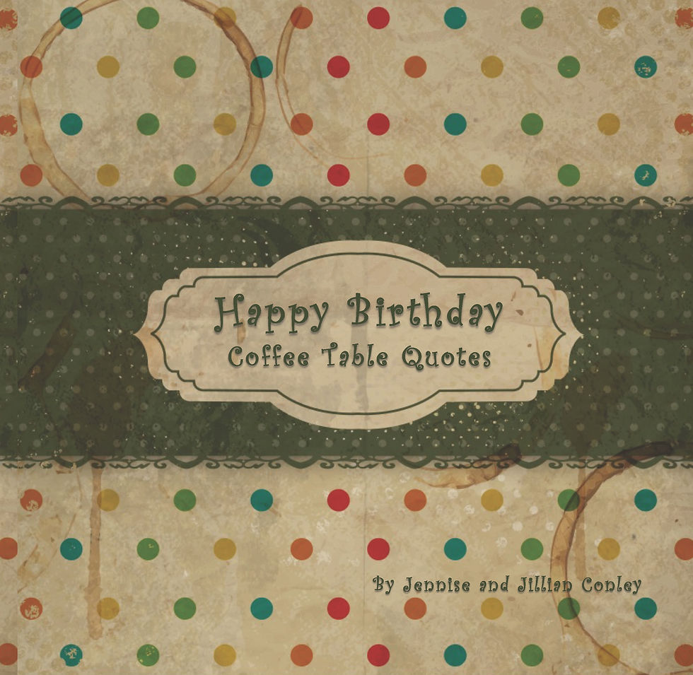 Happy Birthday Coffee Table Quotes