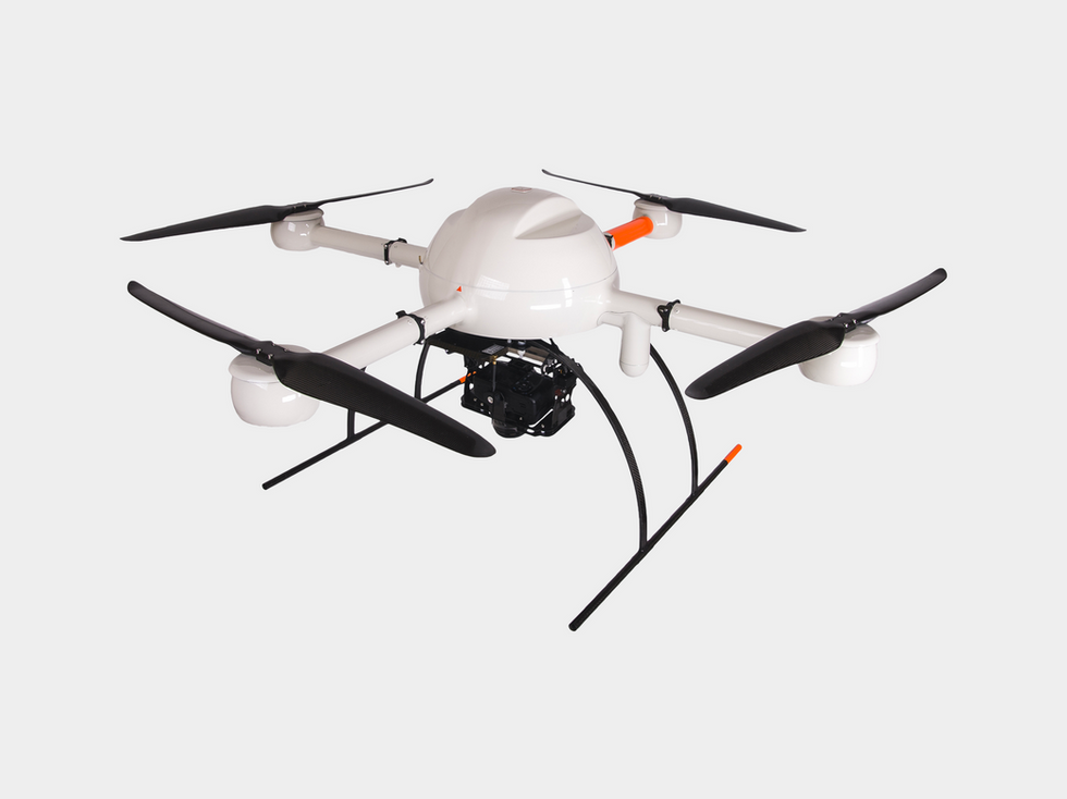 White Quadcopter Drone