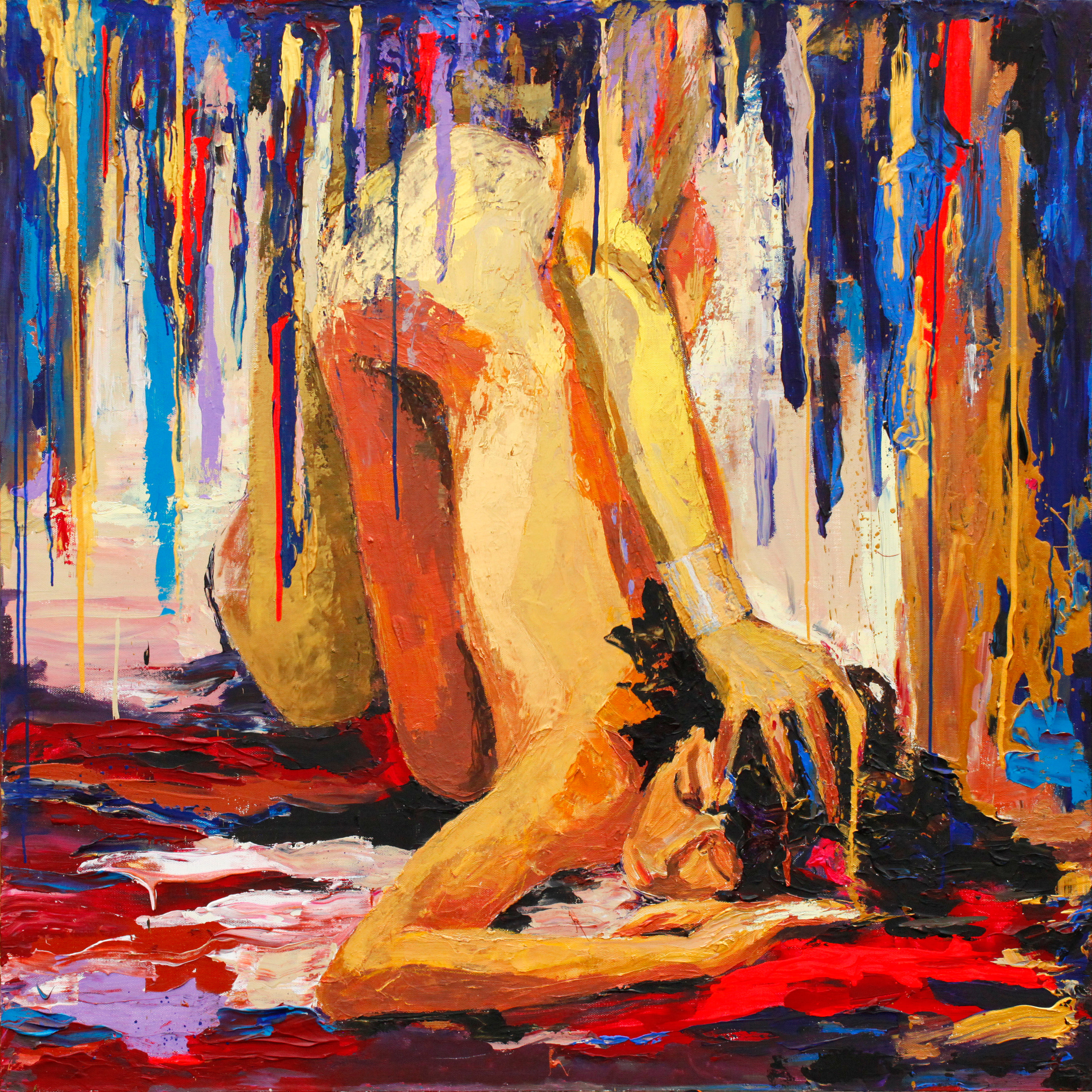 Voluntary submission (150x150cm/59x59")