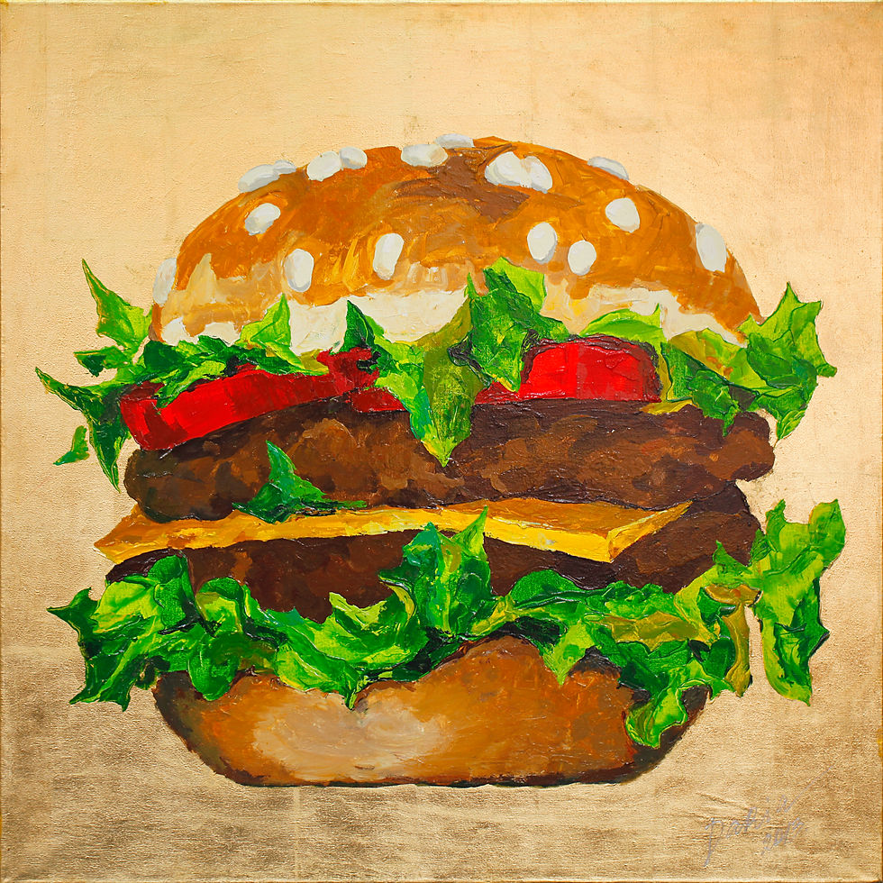 Thumbnail: Gluttony – One of the Seven (100x100cm / 39x39")