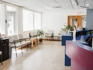 Our Lady of Hope Clinic in Middleton's waiting room