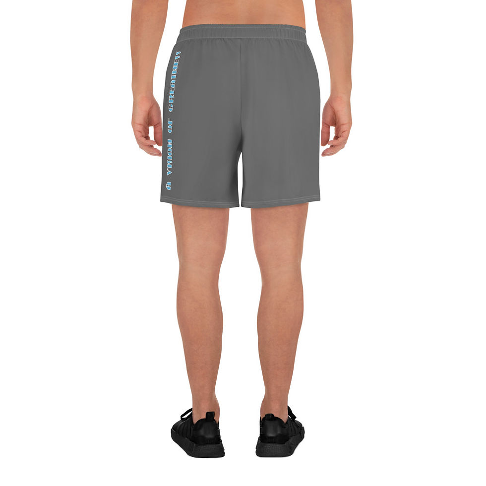 Thumbnail: The Kid: Grey Men's Athletic Long Shorts