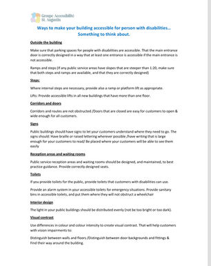 The importance of Publicly Accessible Buildings