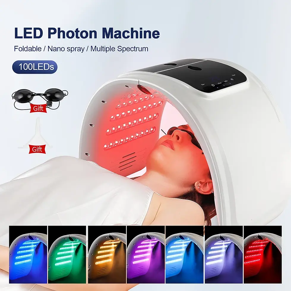 Thumbnail: 7 Colors LED Photon Machine With Nano Spray Skin Moisturizing Face&Body Mask