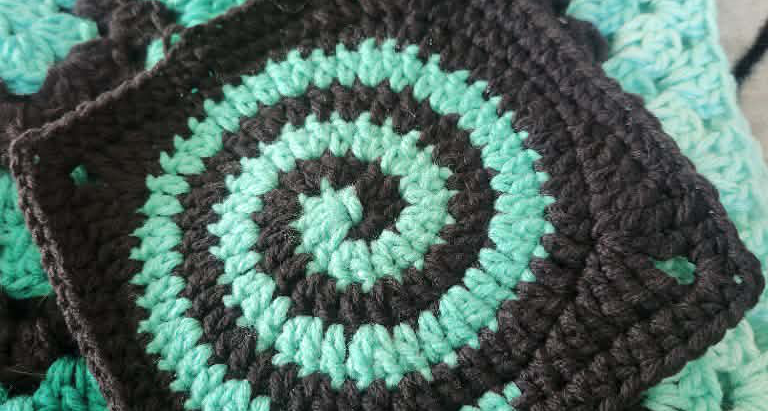 Swirling Fun Granny Square