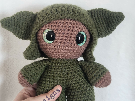Hopkinsville Goblin Hat for Big Beautiful Baby Doll
