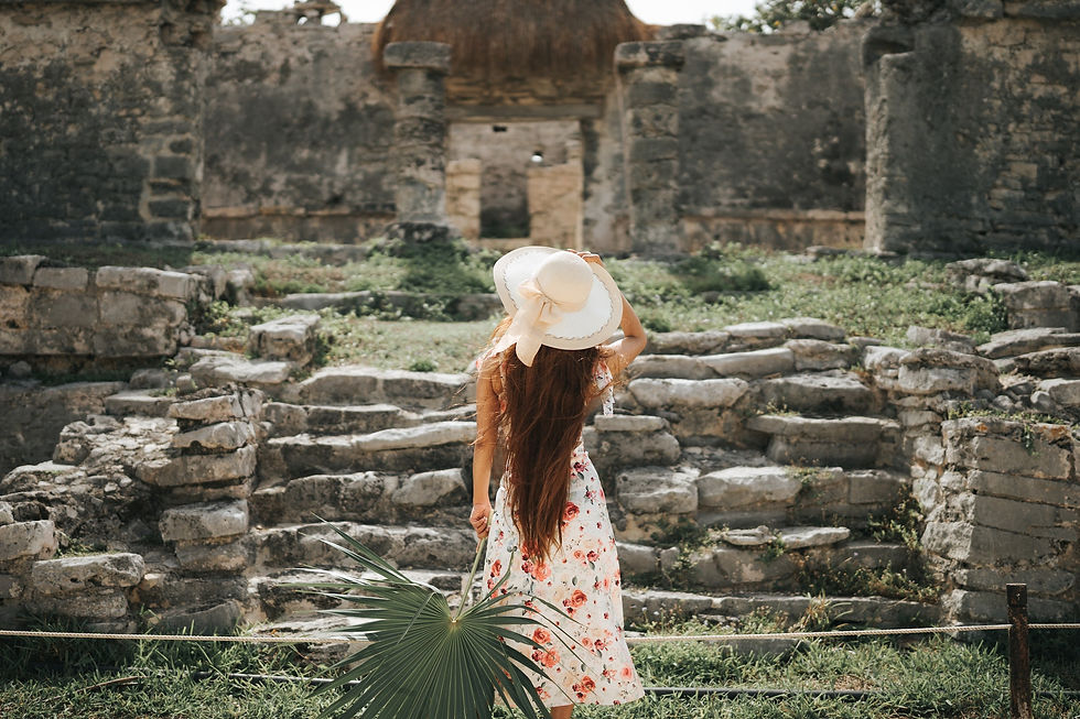 Mujer en tulum