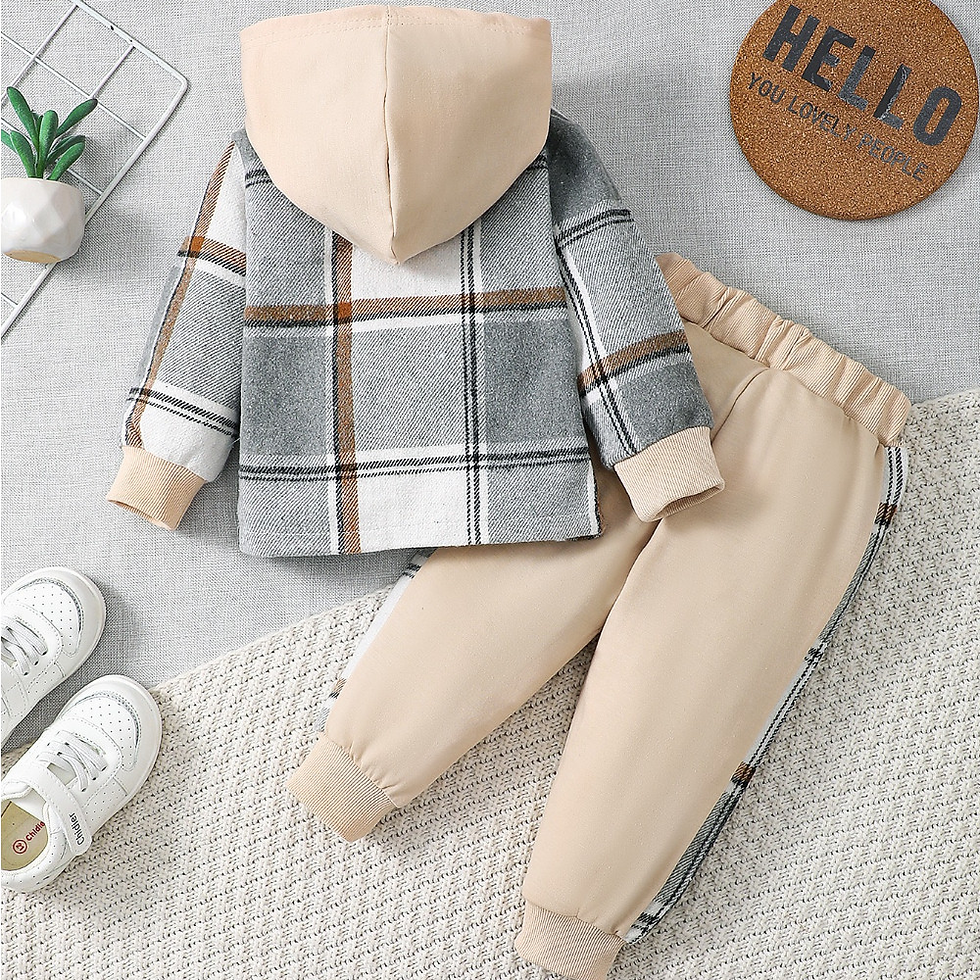 Thumbnail: MINI MAN™ – Modern Plaid Set