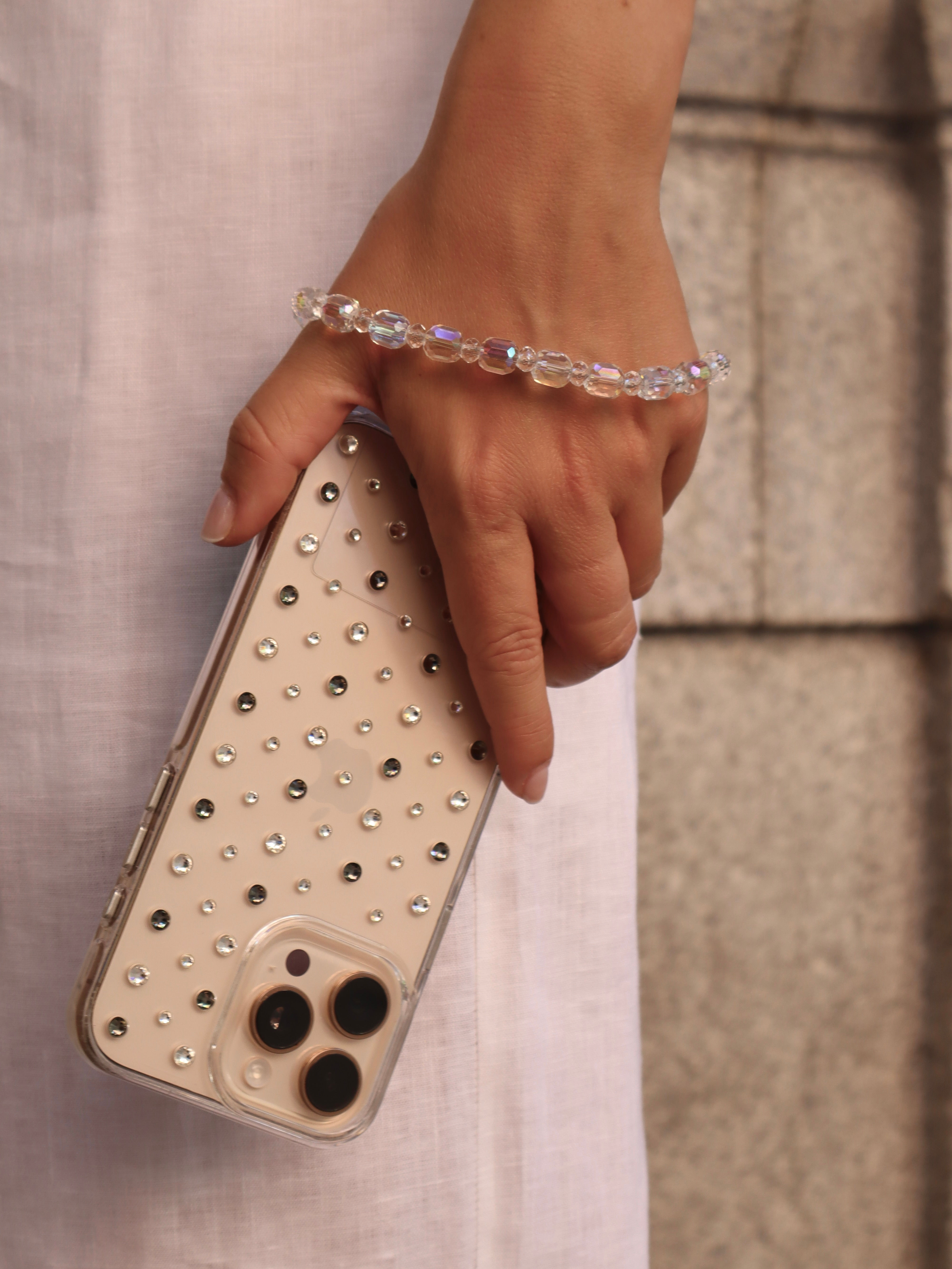 Pulsera móvil piedras
