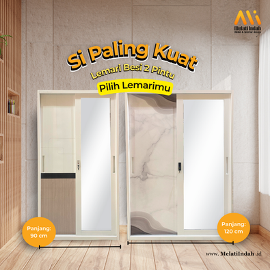 Lemari Besi 2 Pintu