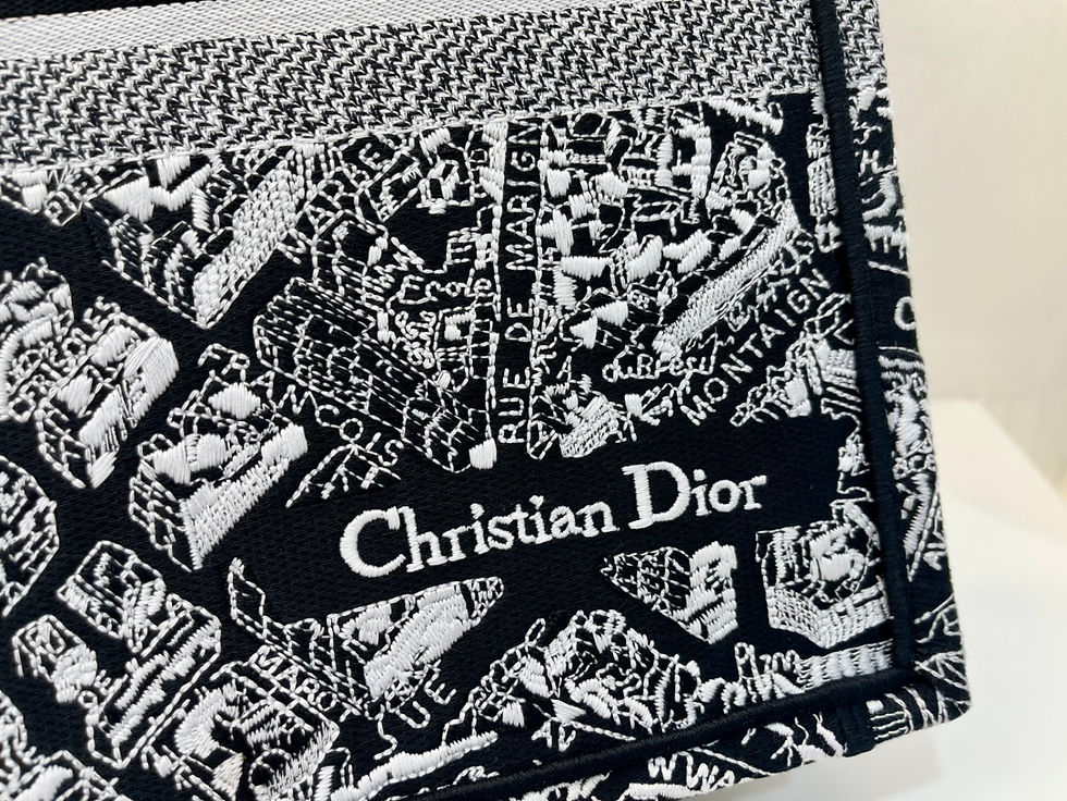Thumbnail: Dior Book Tote Paris map2