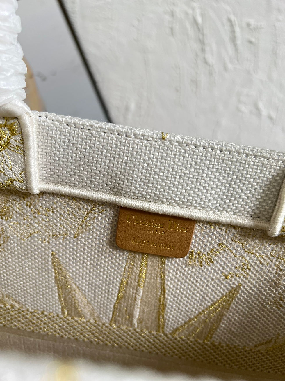 Thumbnail: Dior Book Tote star flower yellow