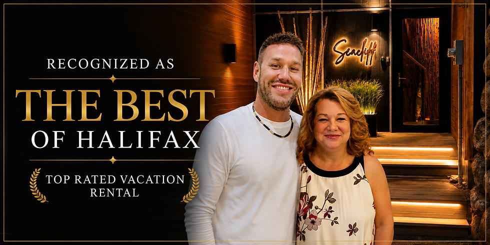 owner of seacliff halifax Best of Halifax luxury oceanfront vacation rentals award