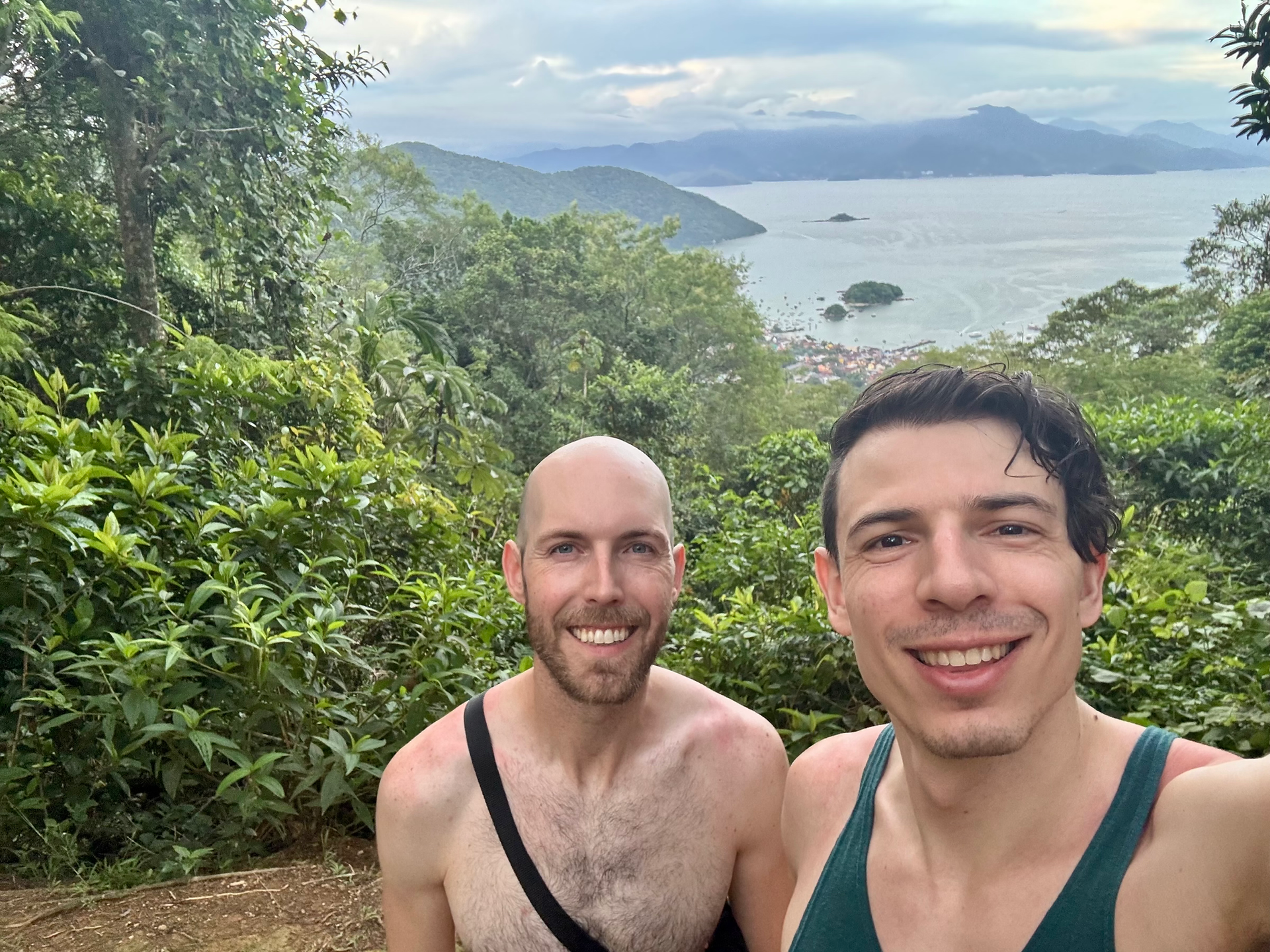 Hike back to town before sunset