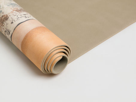 Why Tea Colour in rubber is the better choice for your yoga mat.