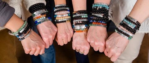 Iamtra stacking bracelets