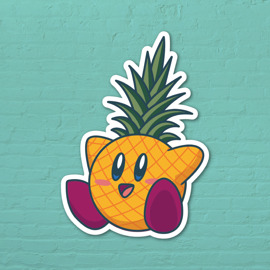 Kirby Fruit Ability Sticker