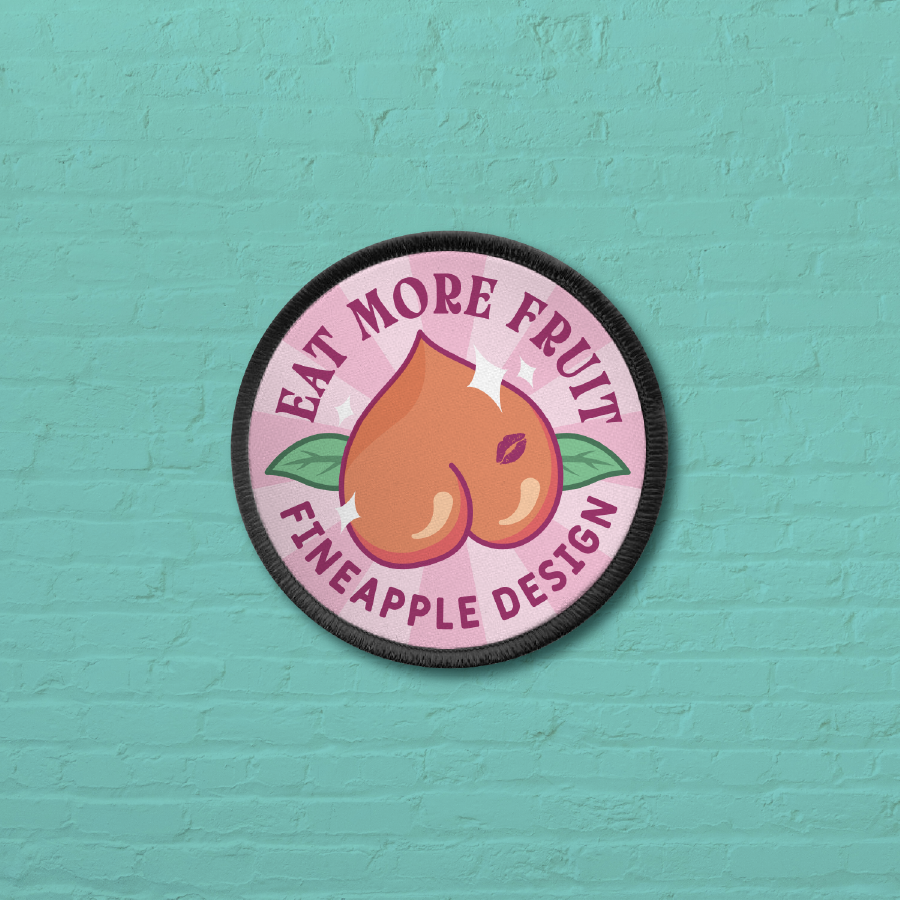 Eat More Fruit Iron-on Patch
